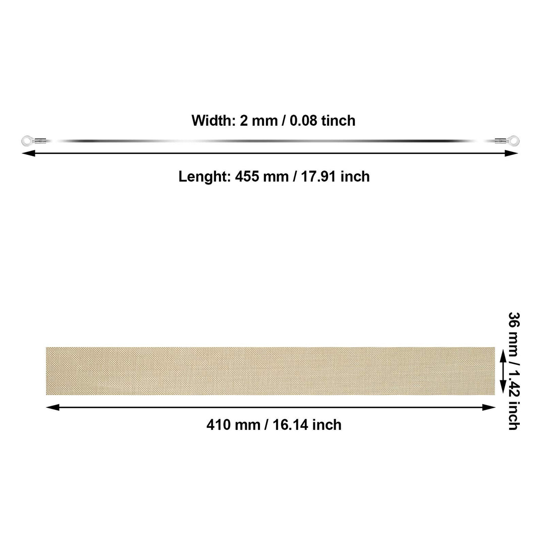 Honoson Impulse Sealer Replacement Heat Seal Strips, 16 Inch, 10 Count