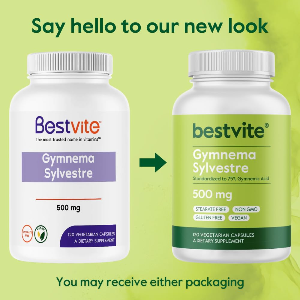 Bestvite Gymnema Sylvestre 500 mg, 120 Count