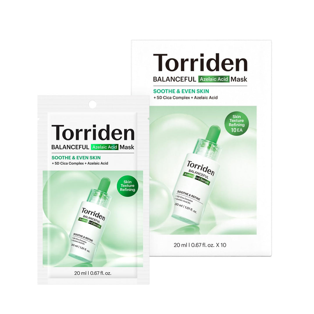 Torriden Balanceful Cica Facial Mask, 10 Count