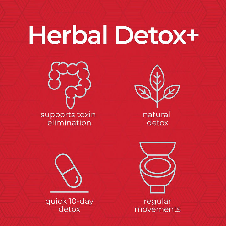 Health Plus Herbal Detox+ Capsules, 40 Count