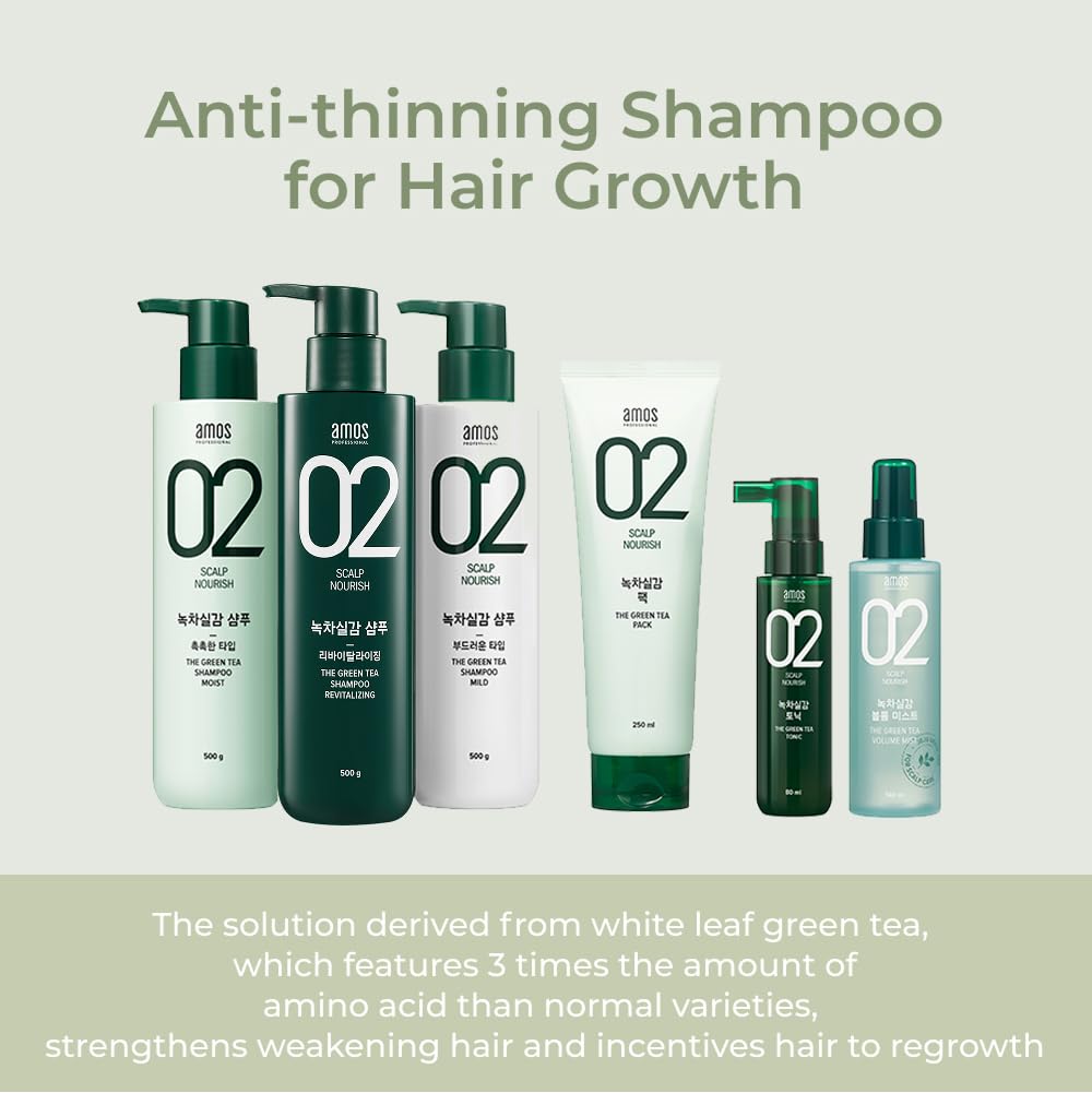 AMOS PROFESSIONAL The Green Tea Moisturizing Hair Mask, 8.45 fl oz