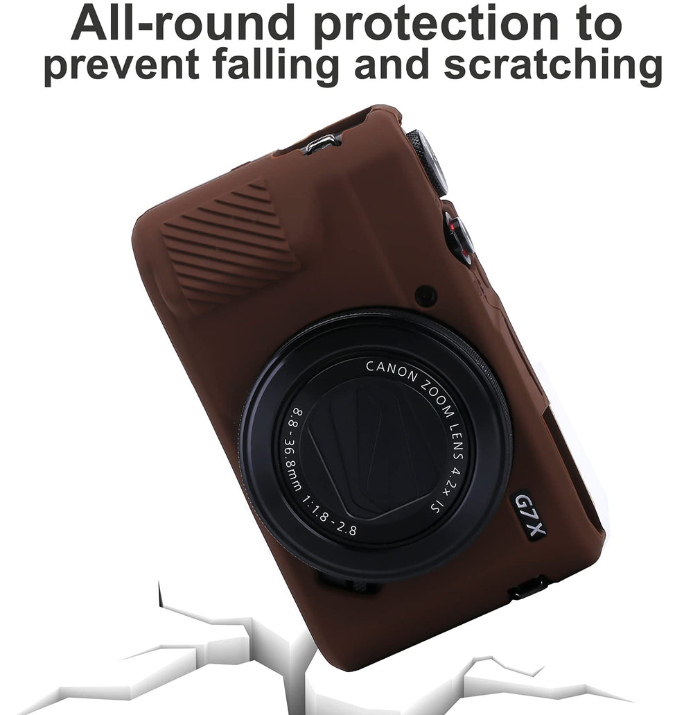 Yisau G7X Mark II Camera Case, Coffee