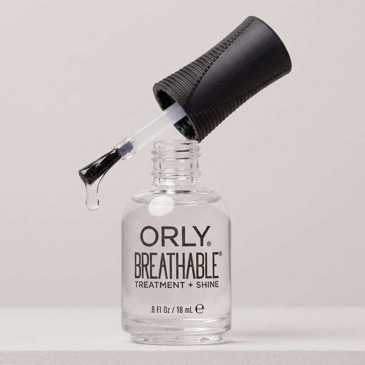 Orly Breathable Treatment And Shine, Clear Coat, 0.6 fl oz