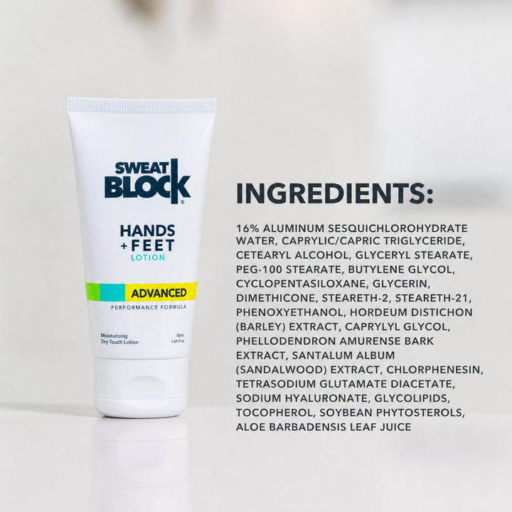 SweatBlock Antiperspirant Lotion, Travel Size, 1.69 fl oz