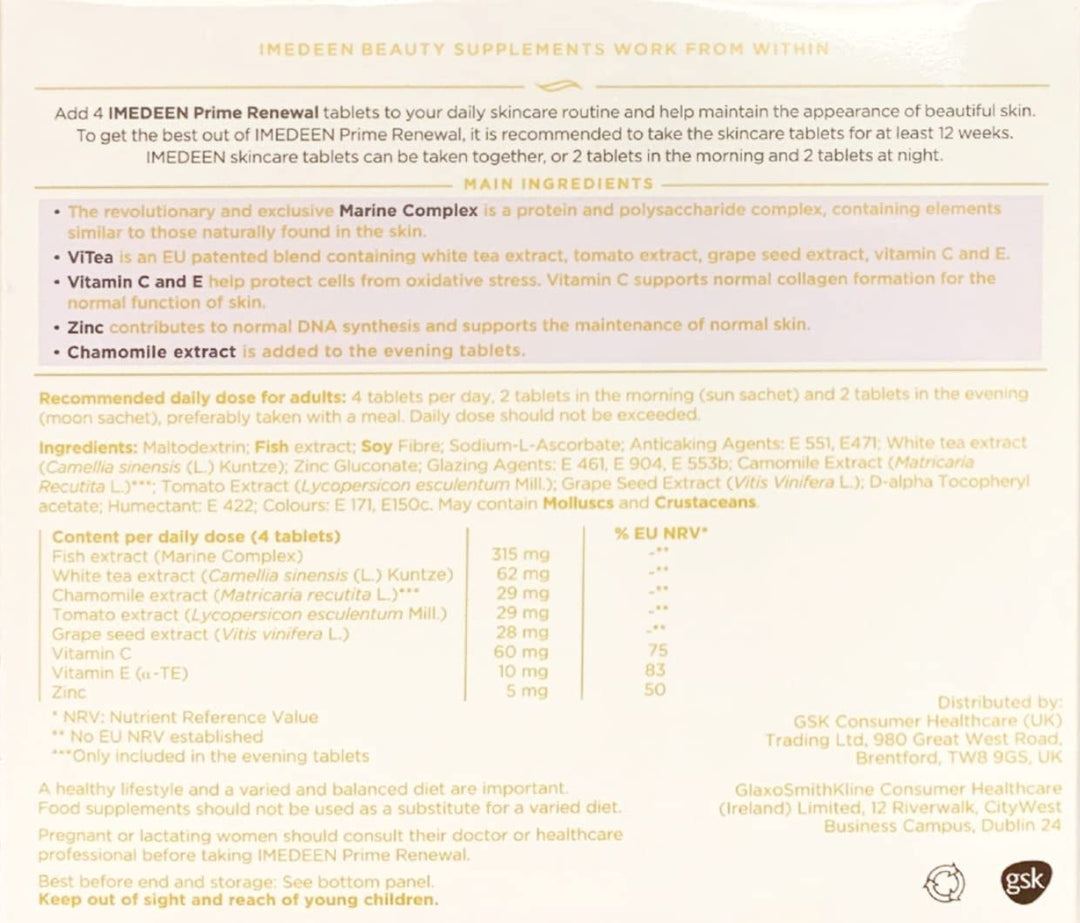 Imedeen Prime Renewal Tablets, 360 Count