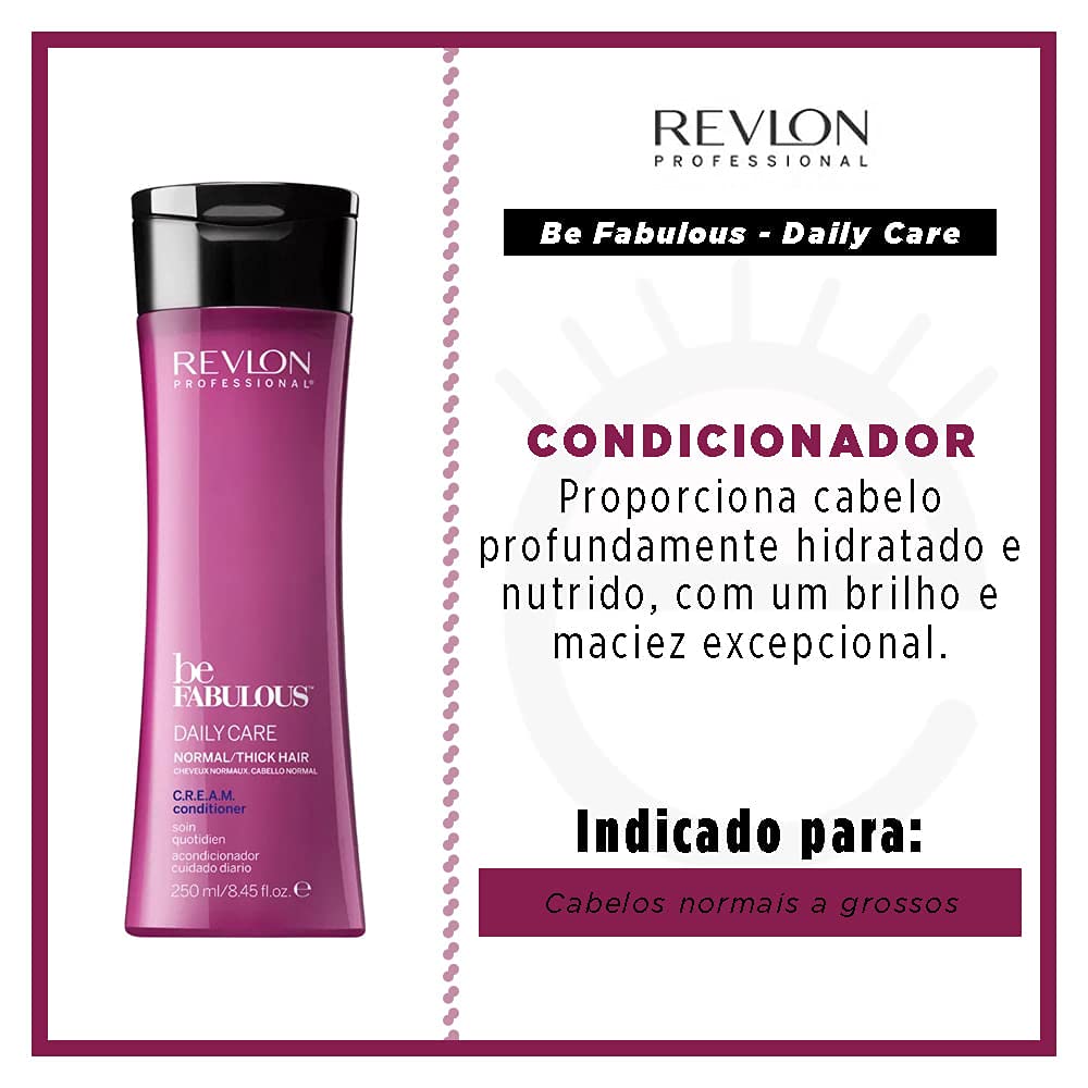 REVLON Professional Be Fabulous C.R.E.A.M. Conditioner, 250 ml