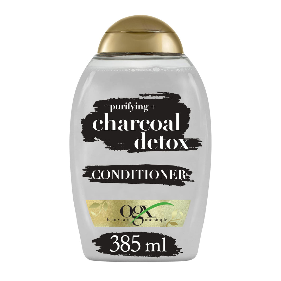 OGX Purifying Plus Charcoal Detox Conditioner, 385 ml