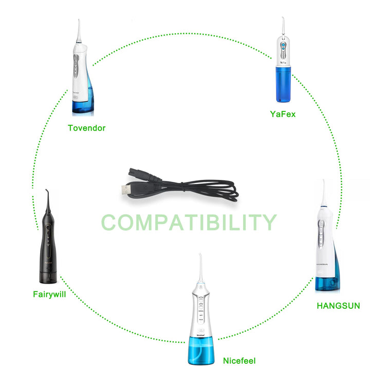 PDEEY Charger for Cordless Water Flosser, 2 Count