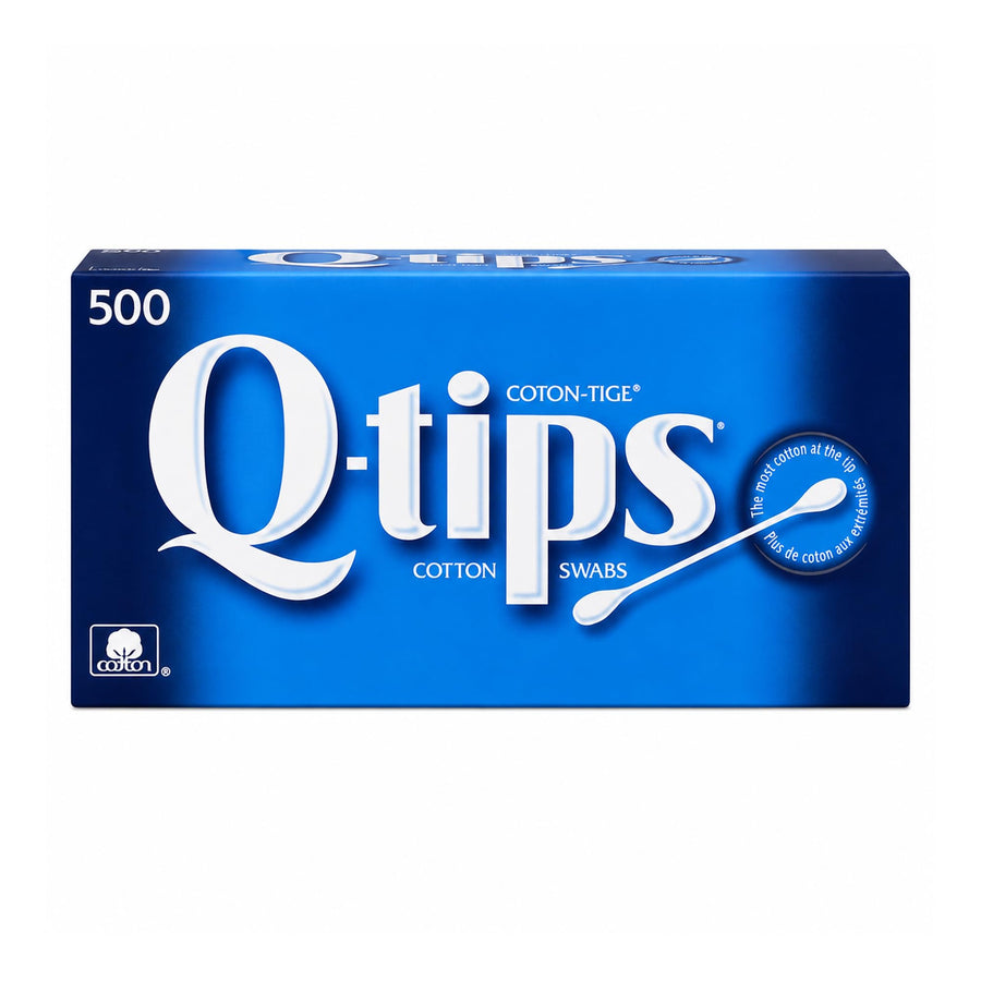 Q-tips Cotton Swabs, 500 Count