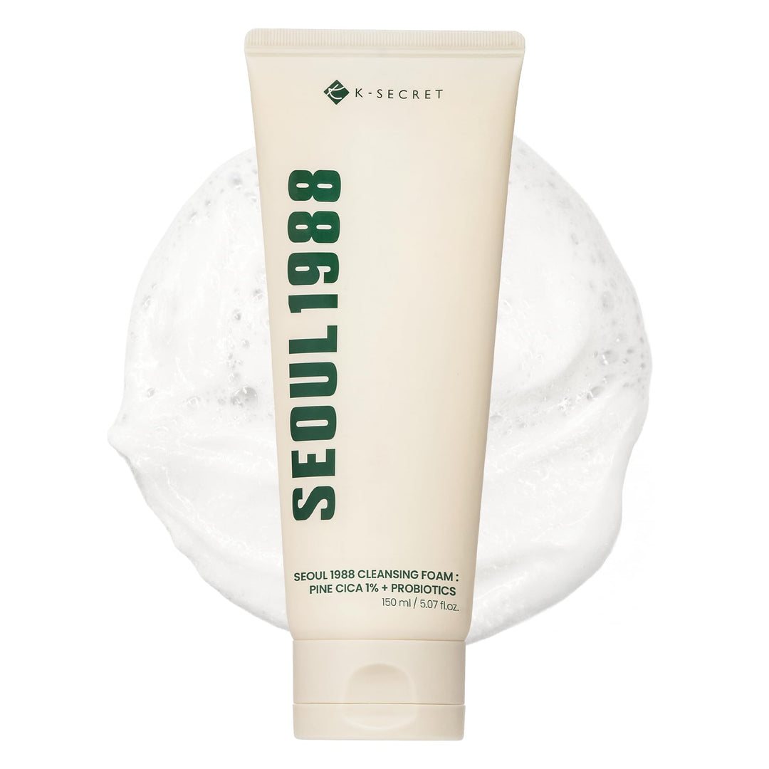 K-SECRET Seoul1988 Cica Cleansing Foam, 5.07 fl oz