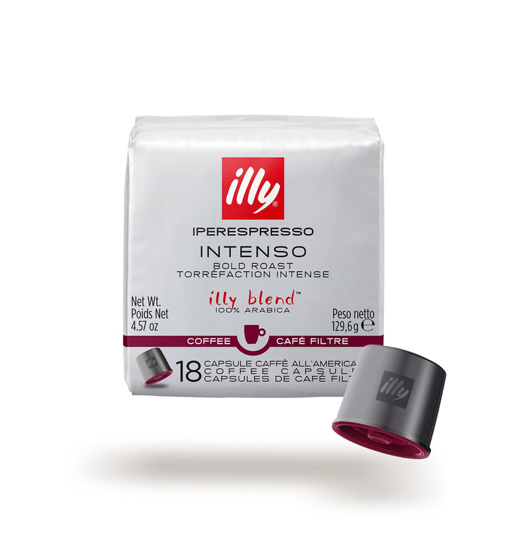 illy iper Coffee Capsule, Dark Roast, 18 Count