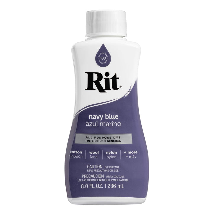 Rit All-Purpose Liquid Dye, Navy Blue, 8 oz