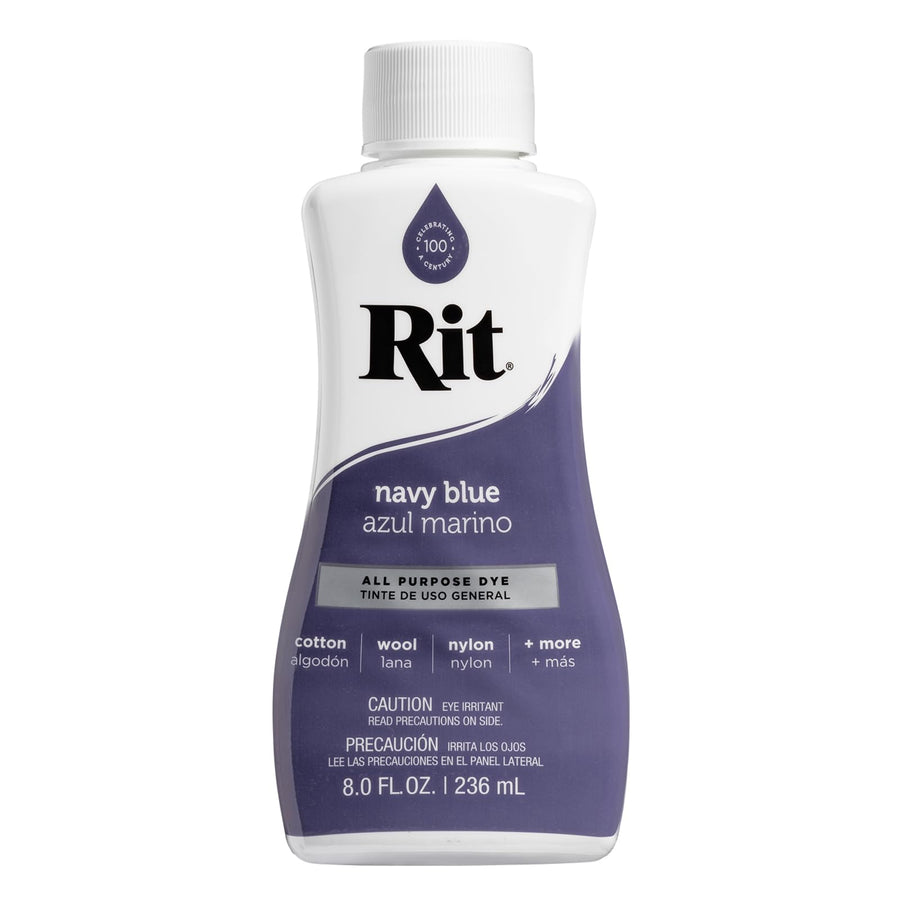 Rit All-Purpose Liquid Dye, Navy Blue, 8 oz