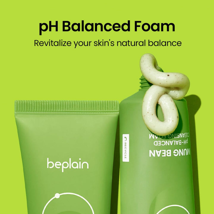 beplain Greenful pH-Balanced Cleansing Foam, 80 ml, Pack of 2