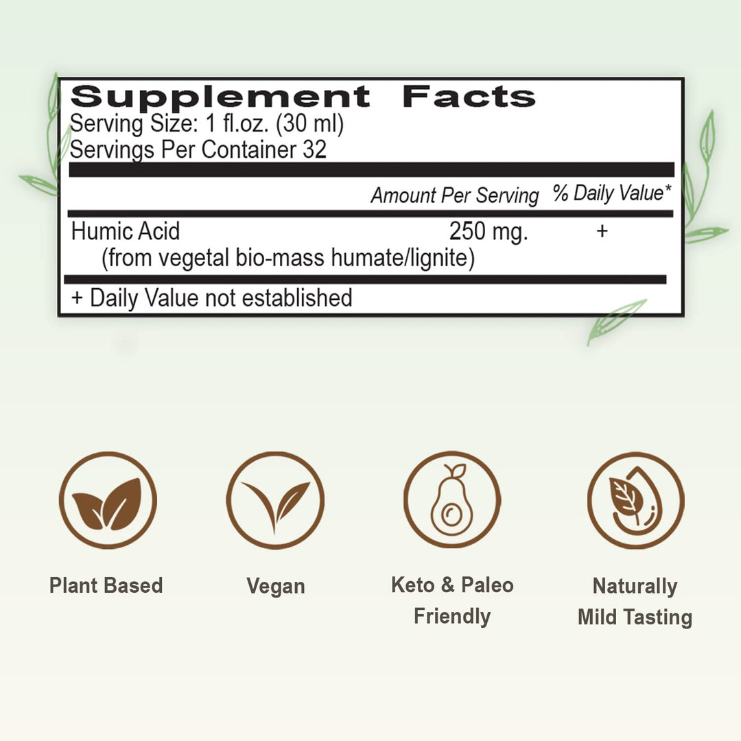 Vital Earth Minerals Humic Minerals, 32 oz