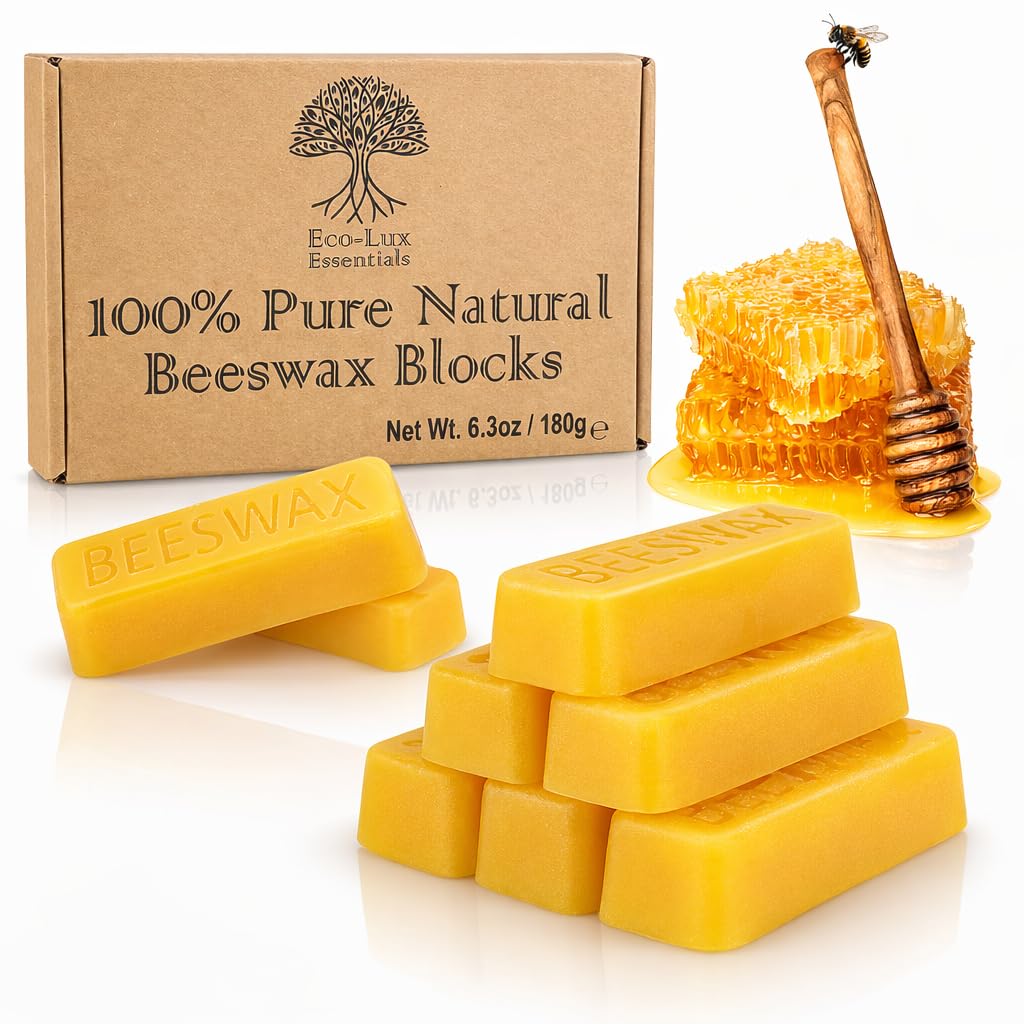 Eco-Lux Essentials Beeswax Blocks, 180 g