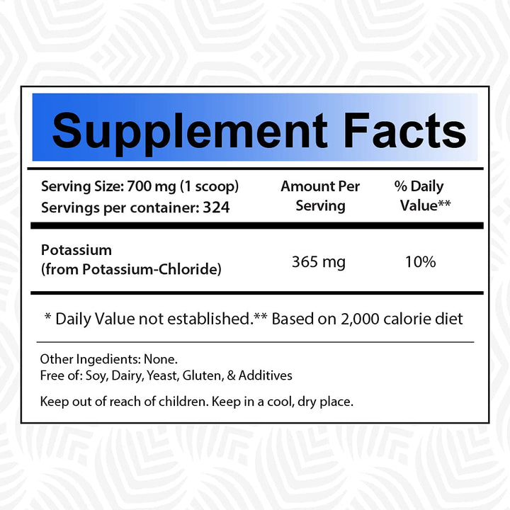 TradeKing Potassium Chloride Powder, 8 oz