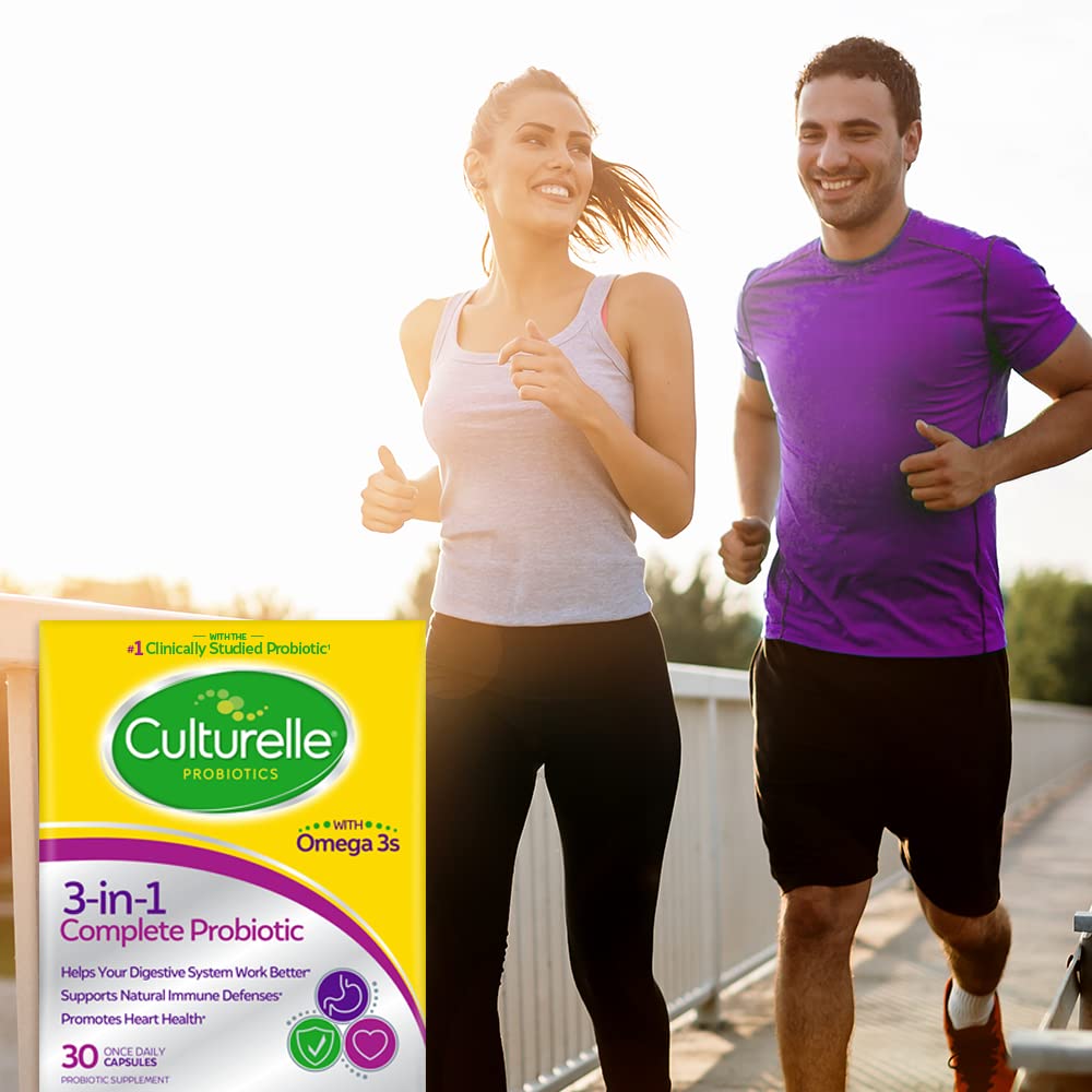 Culturelle 3-in-1 Complete Probiotic Daily Formula, 30 Count