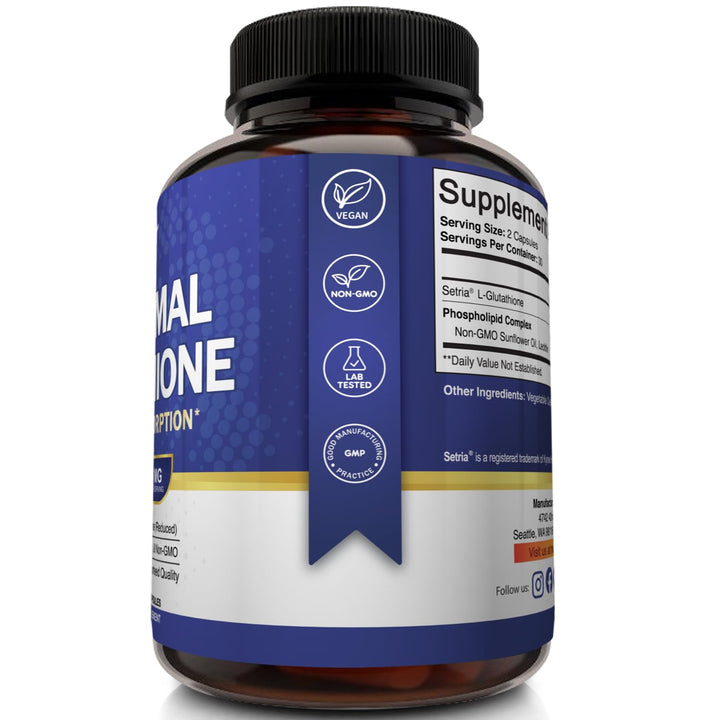 NutriFlair Liposomal Glutathione Supplement, 700 mg