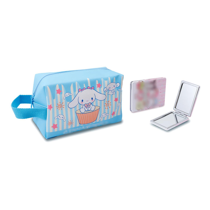 G-Ahora Cartoon Kitty Makeup Bag with Compact Mirror, MuBC CIN
