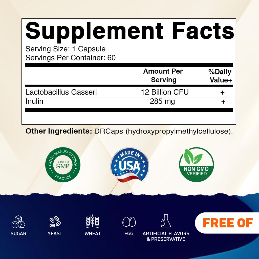 Vitamatic Lactobacillus Gasseri, 12 Billion CFU, 60 Count