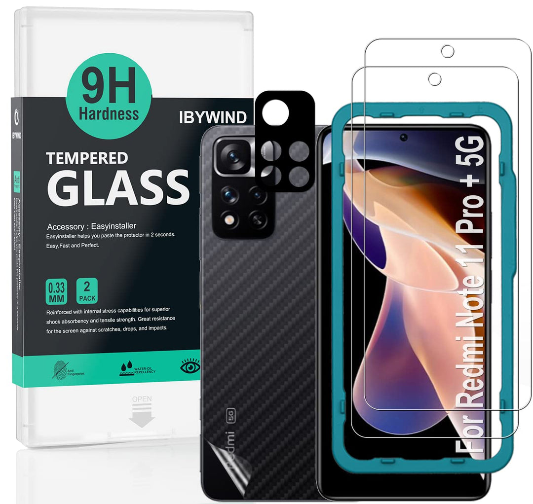 Ibywind Screen Protector, 2 Count, For Redmi Note 11 Pro+ 5G