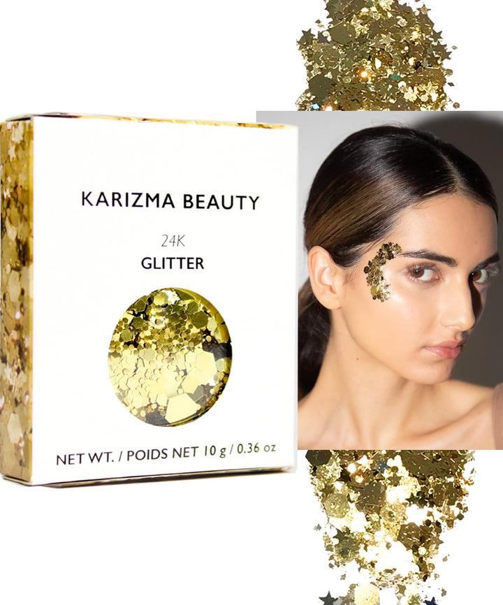 KARIZMA 24K Gold Chunky Glitter, Gold