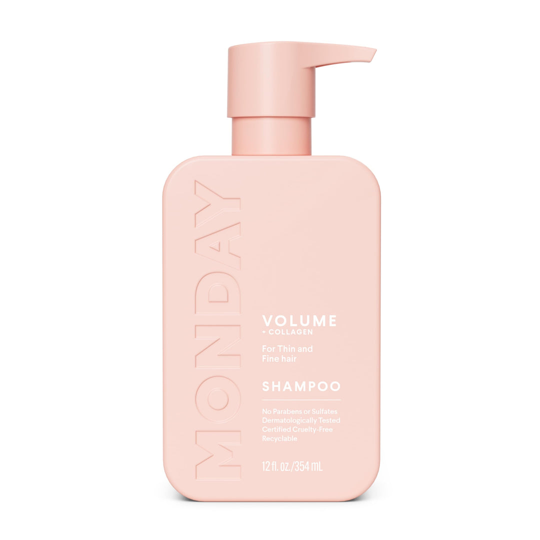 MONDAY HAIRCARE Volume Shampoo, Pink, 12 fl oz