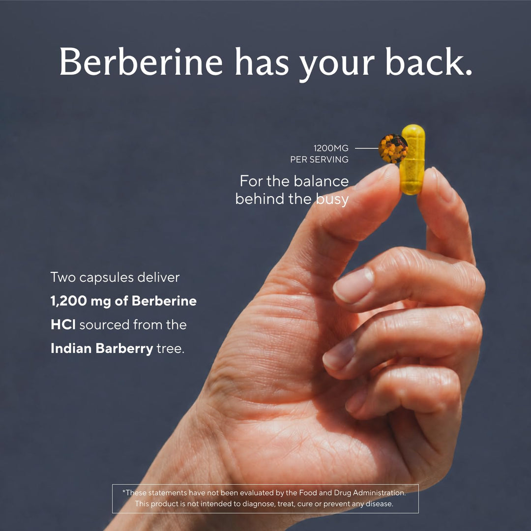 Sunergetic Berberine HCI, 1,200 mg, 60 Count