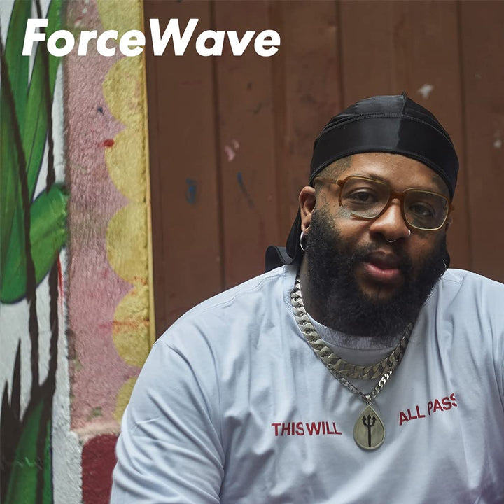 ForceWave Silky Durag, Black, S