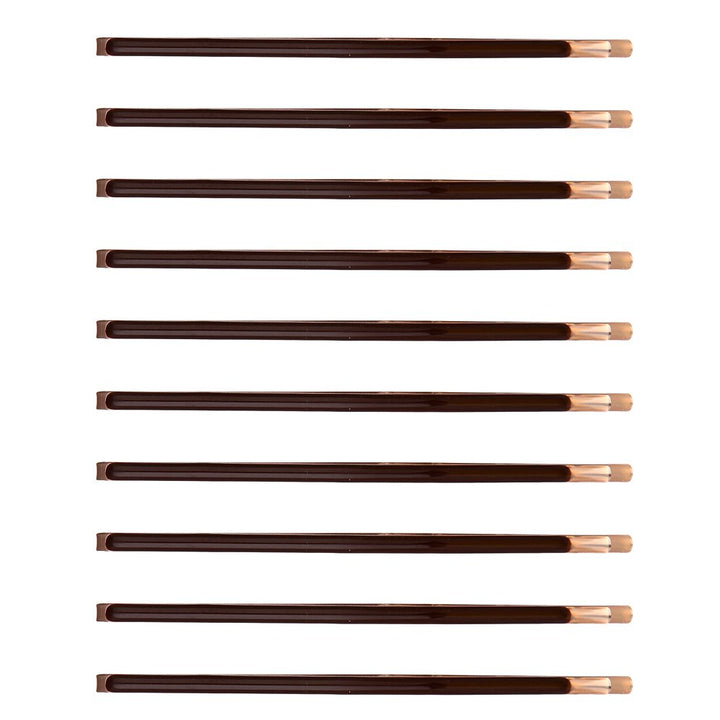 LONEEDY Curved Jumbo Bobby Pins, Brown, 10 Count