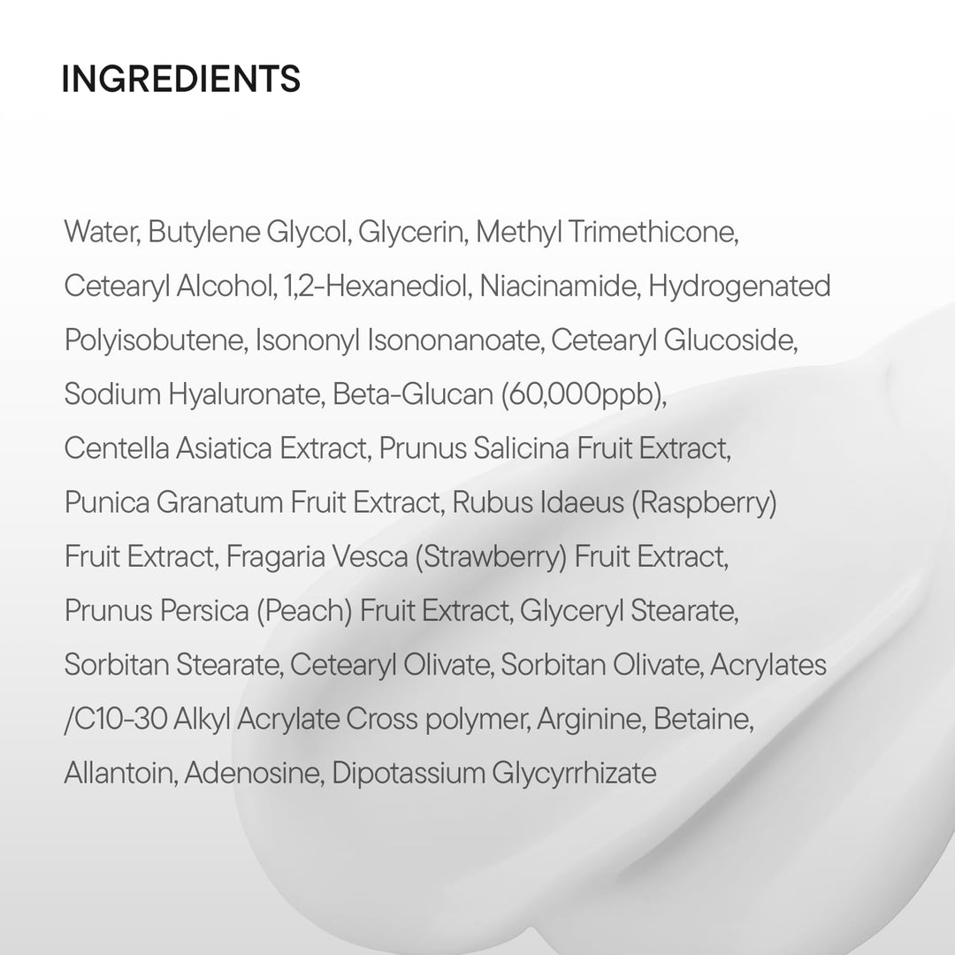 iUNIK Beta Glucan Daily Moisture Cream, 60 ml