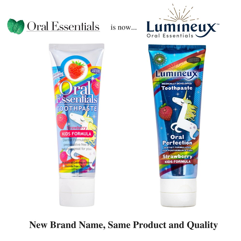 Lumineux Kids Toothpaste, Strawberry Unicorn, 3.75 oz