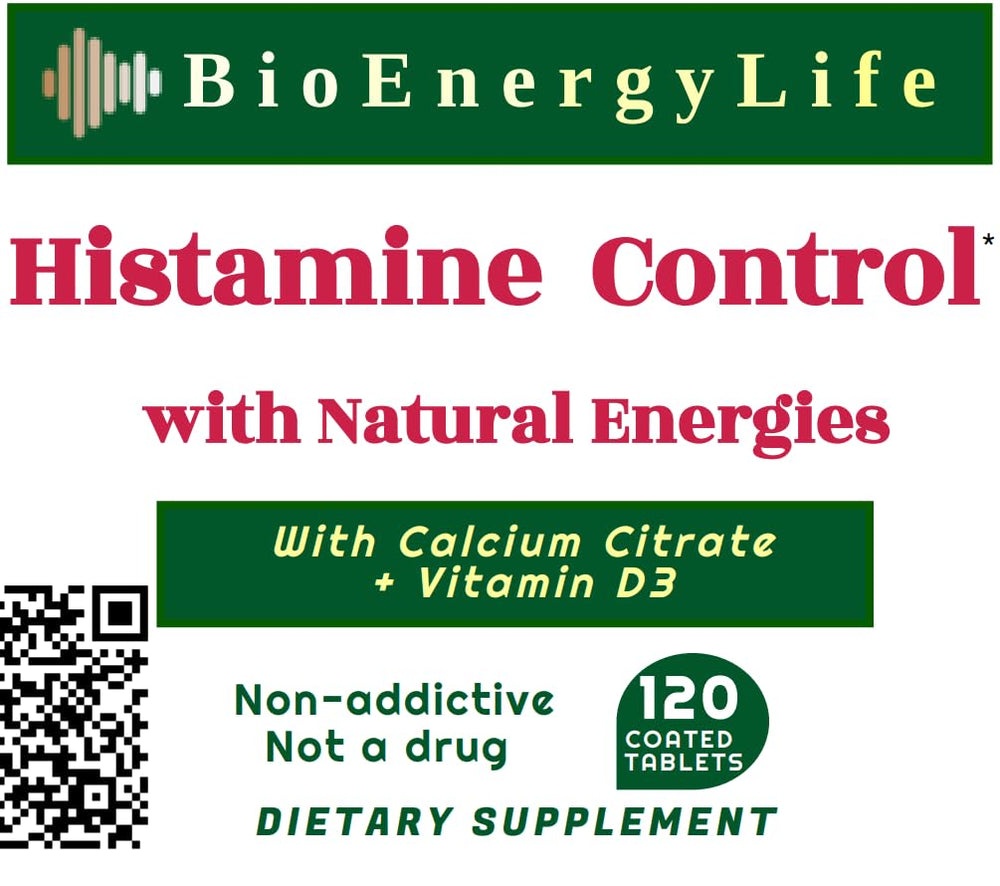 BioEnergyLife Histamine Control Tablets, 120 Count