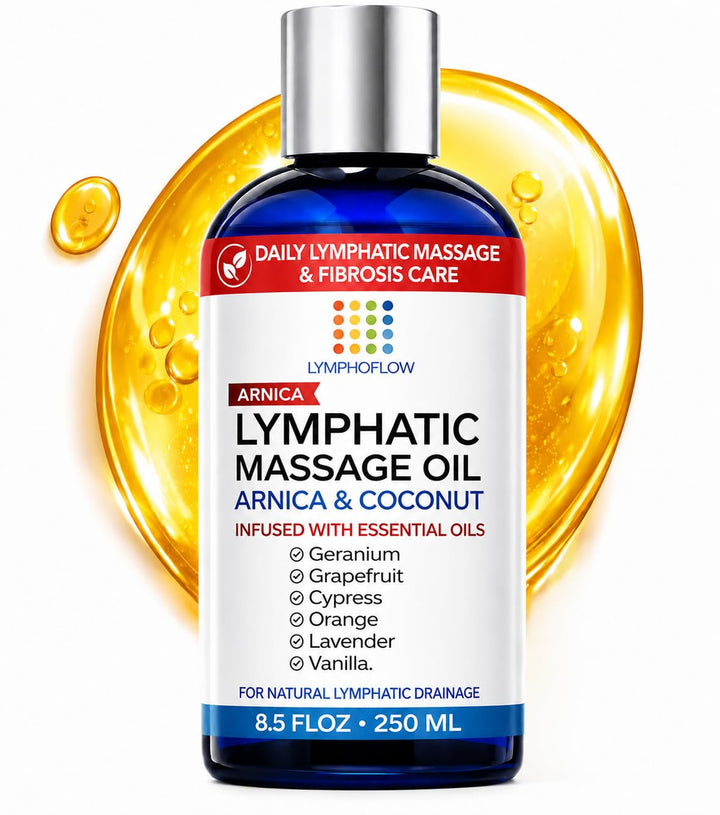 Bruizex Lymphatic Massage Oil, Arnica Lavender, 8.5 oz