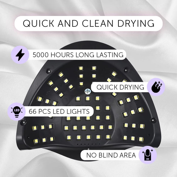 NEOMANN UV Gel Nail Lamp, 280 W, 66 Count
