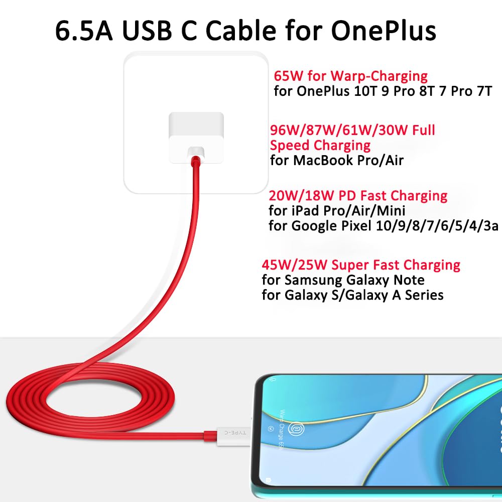 COOYA USB-C to USB-C Cable, 6.6 ft