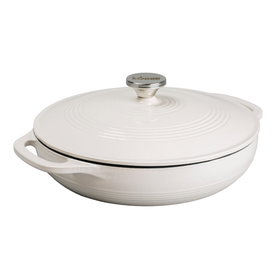 Lodge Cast Iron Casserole Pan, 3.6 Quart