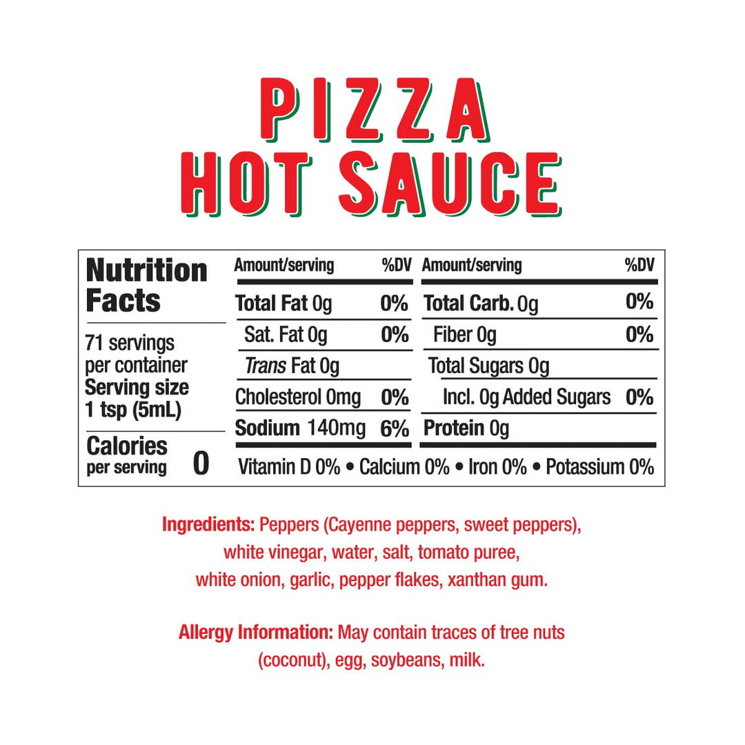 Melinda's Pizza Hot Sauce, 12 oz