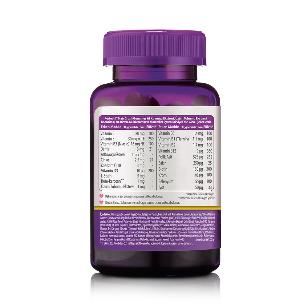Perfectil Hair Crush Vitamin Gummies