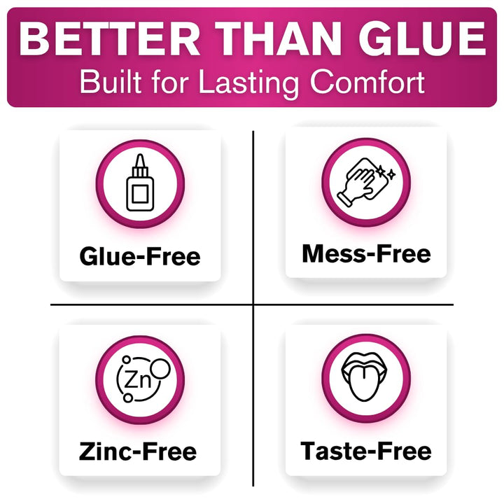 Cushion Grip Thermoplastic Denture Adhesive, 1 oz
