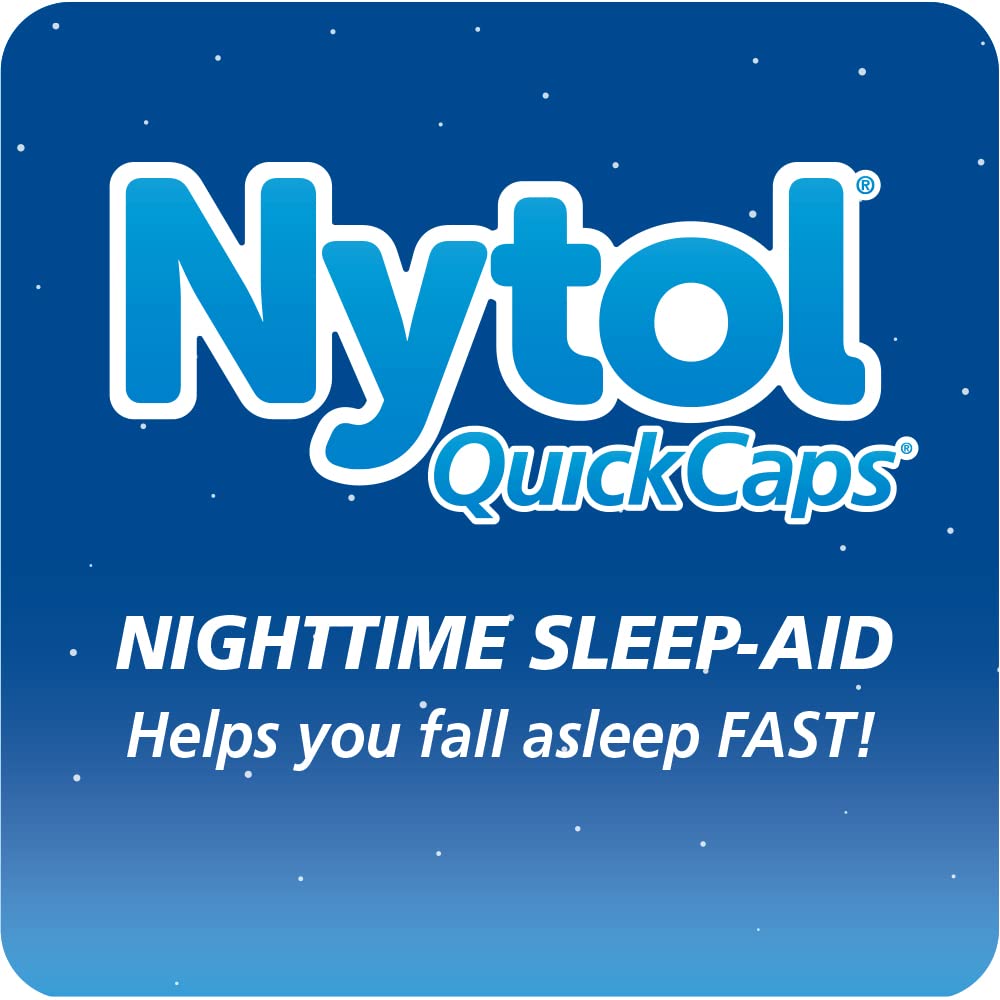 Nytol Nighttime Sleep Aid Quick Caps, 32 Count