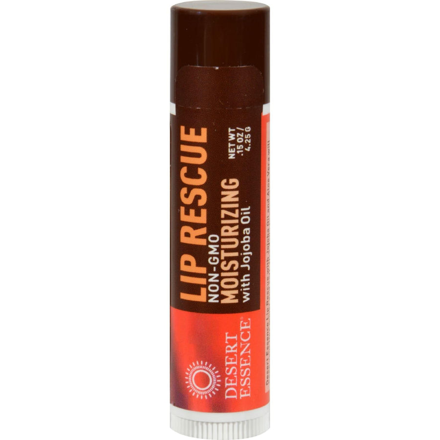 Desert Essence Lip Rescue, Jojoba Oil & Aloe Vera, 0.15 oz