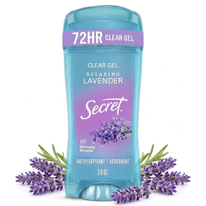 Secret Invisible Solid Antiperspirant Deodorant, Lavender, 2.7 oz