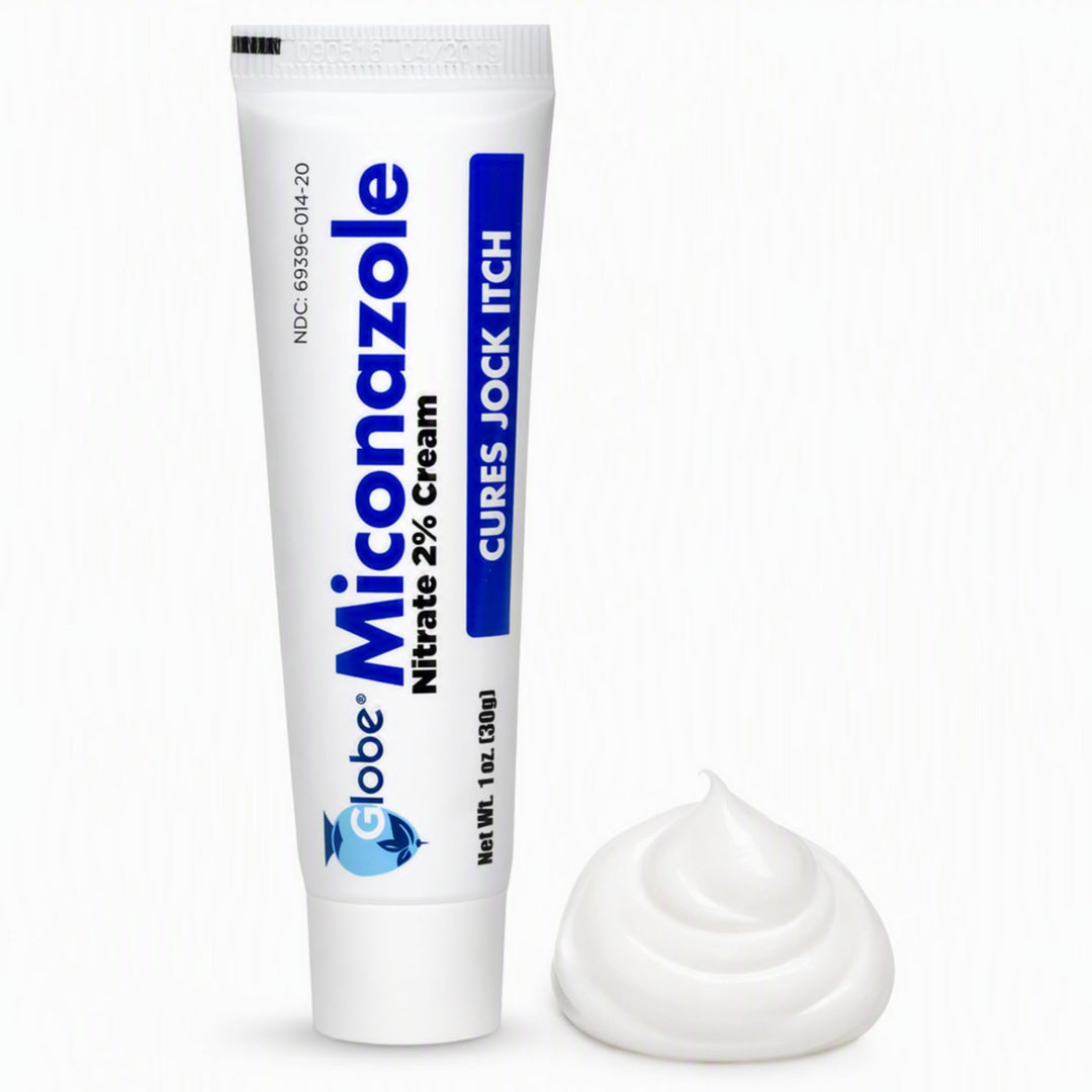 Globe Miconazole Nitrate 2% Antifungal Cream, 1 oz