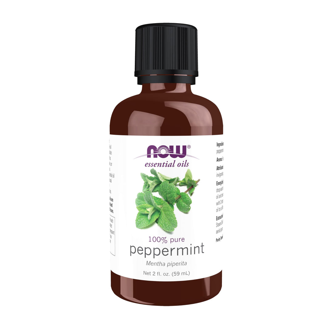 NOW Peppermint Essential Oil, 2 fl oz