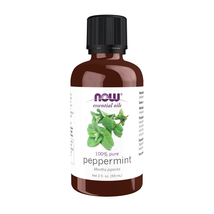 NOW Peppermint Essential Oil, 2 fl oz