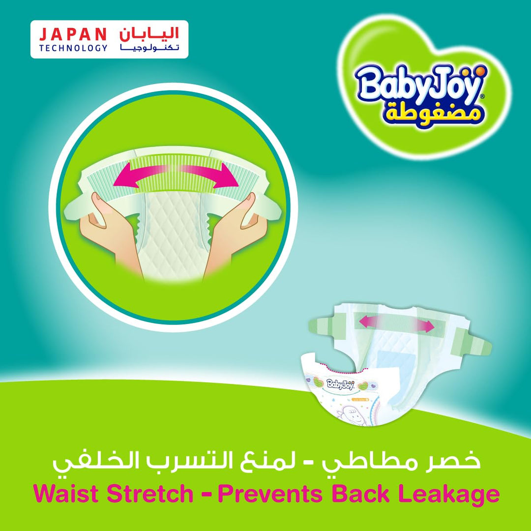 BabyJoy Compressed Diaper, New Born Size 1, 68 Count
