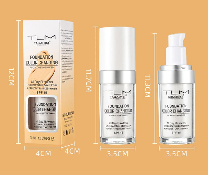 nvyue Color Changing Foundation, Liquid Concealer