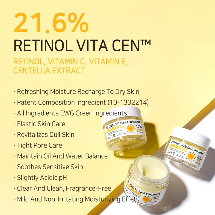 APLB Retinol Vita Cen Facial Cream, 1.86 fl oz